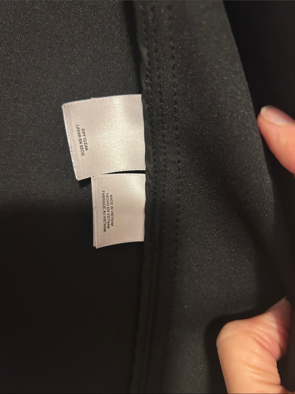 Anne Klein Black Draped Suede Open-Front Asymmetrical Jacket - Picture 10 of 15